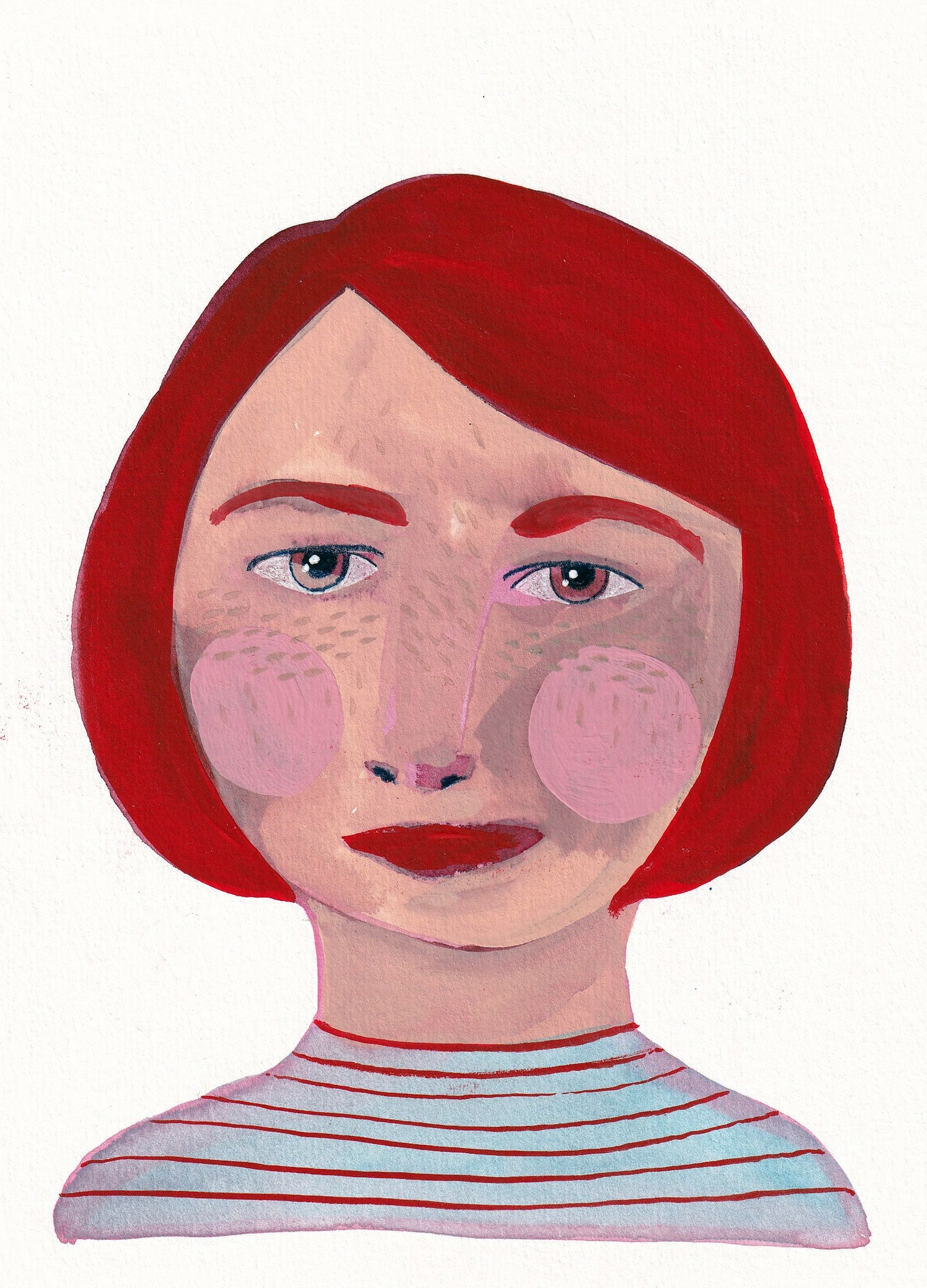 Portrait #078 - original artwork A5