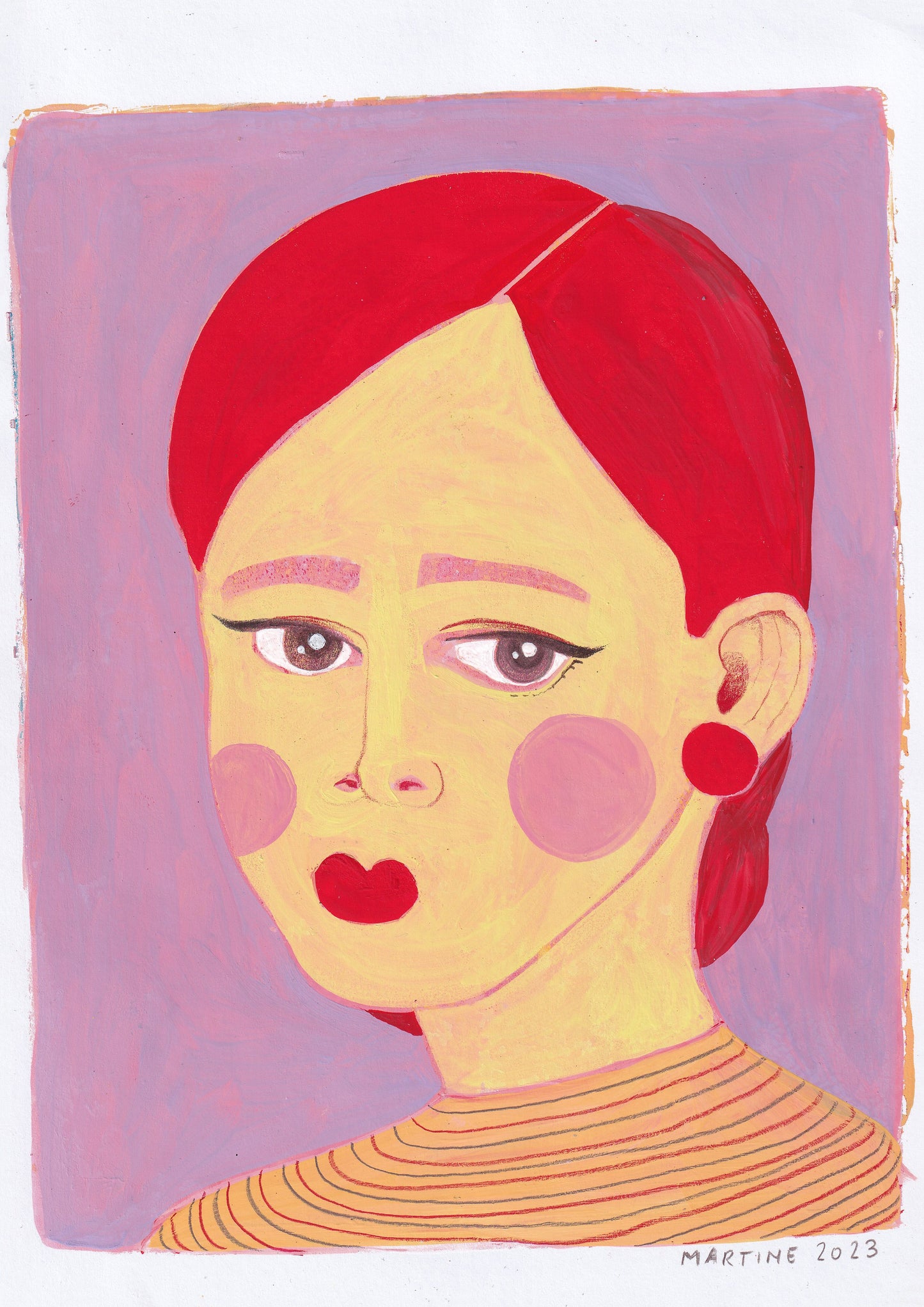 Portrait - original artwork A4