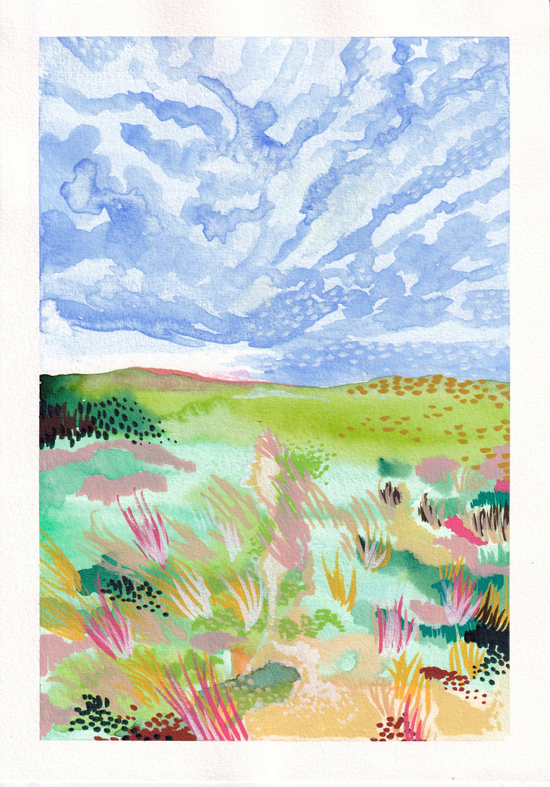 Landschap op Vlieland - Paintcember #014
