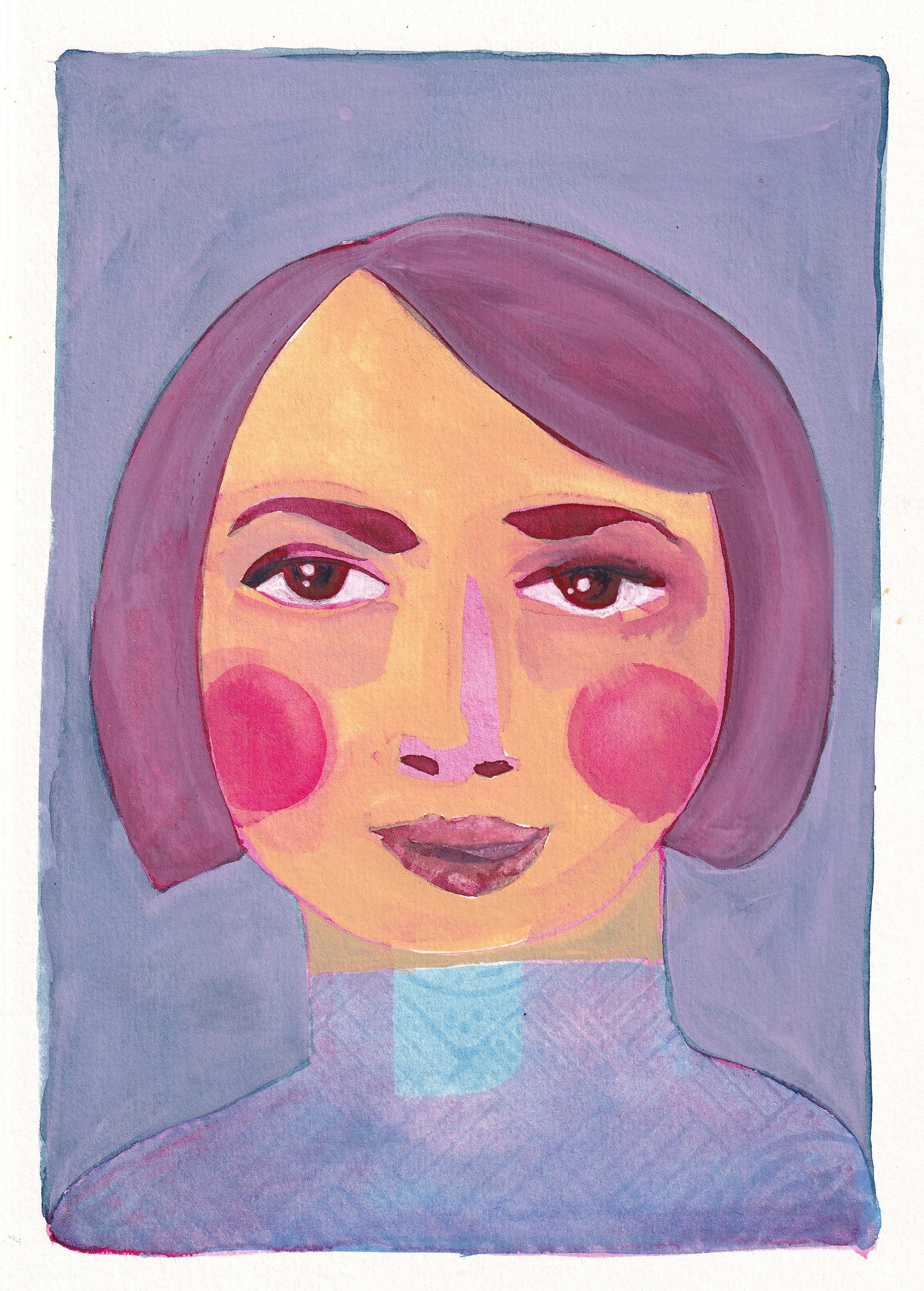 Portrait #069 - original artwork A5