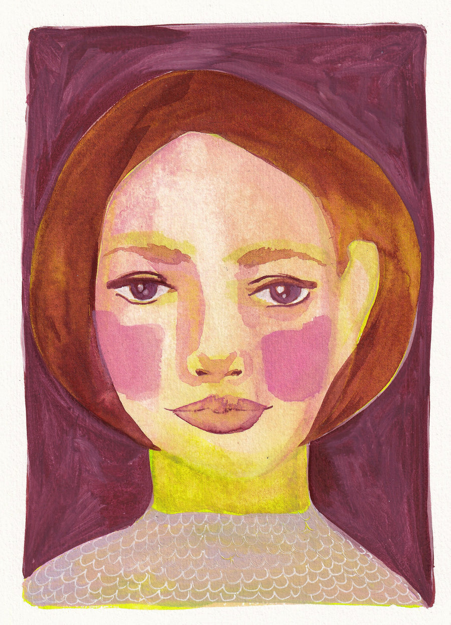 Portrait #071 - original artwork A5