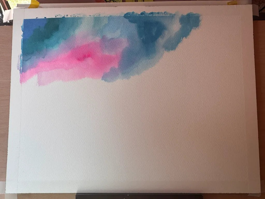 Intense kleuren van acrylic inks