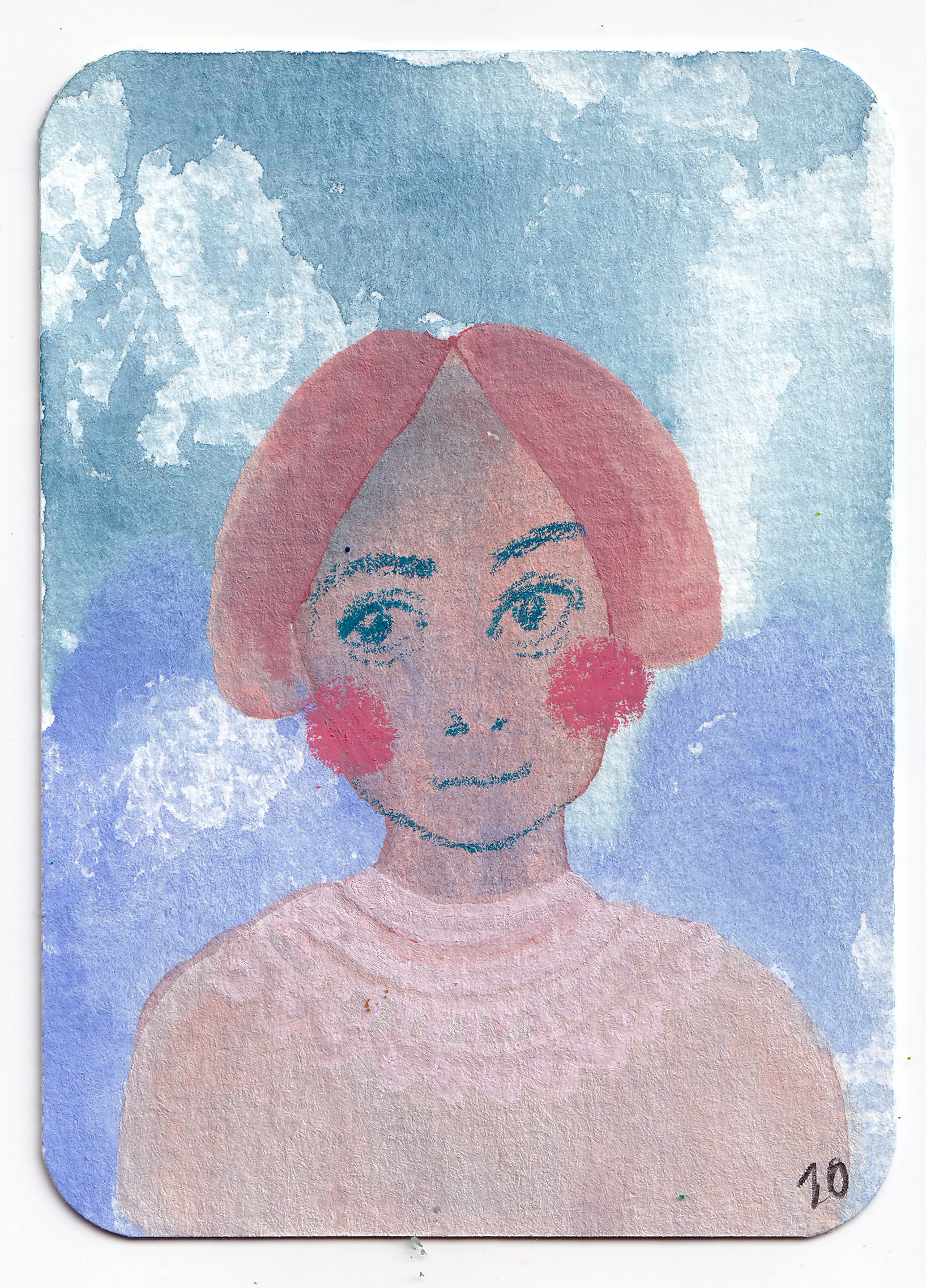 ACEO #006: Big Sister 002 - original trading card