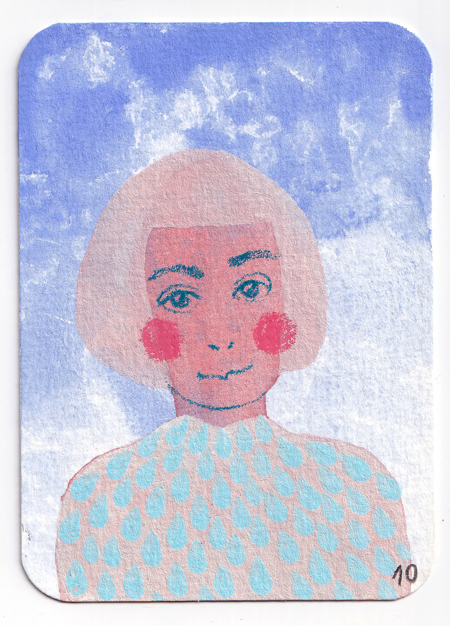 ACEO #007: Big Sister 003 - original trading card