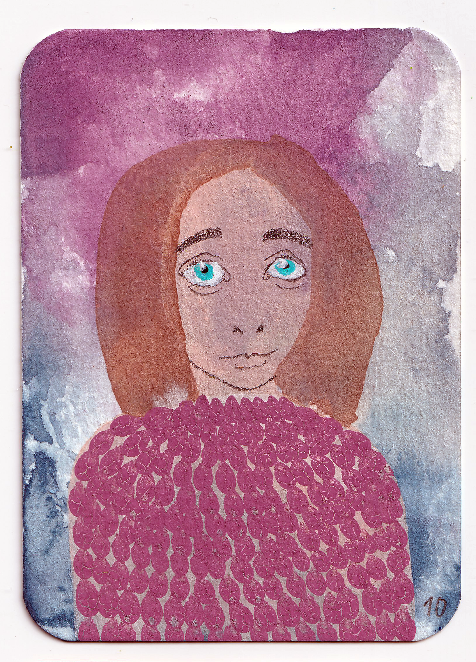 ACEO #011: Big Sister 007 - original trading card