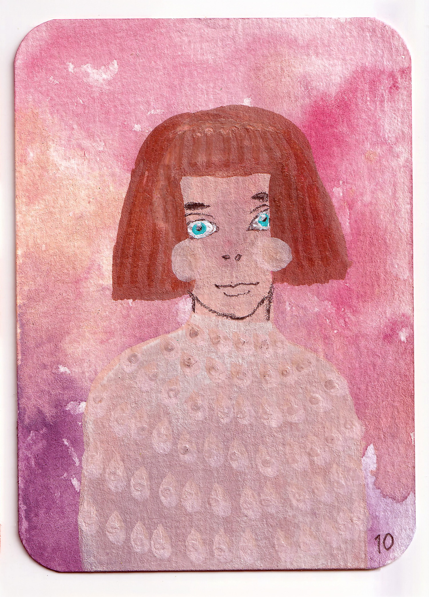 ACEO #012: Big Sister 008 - original trading card