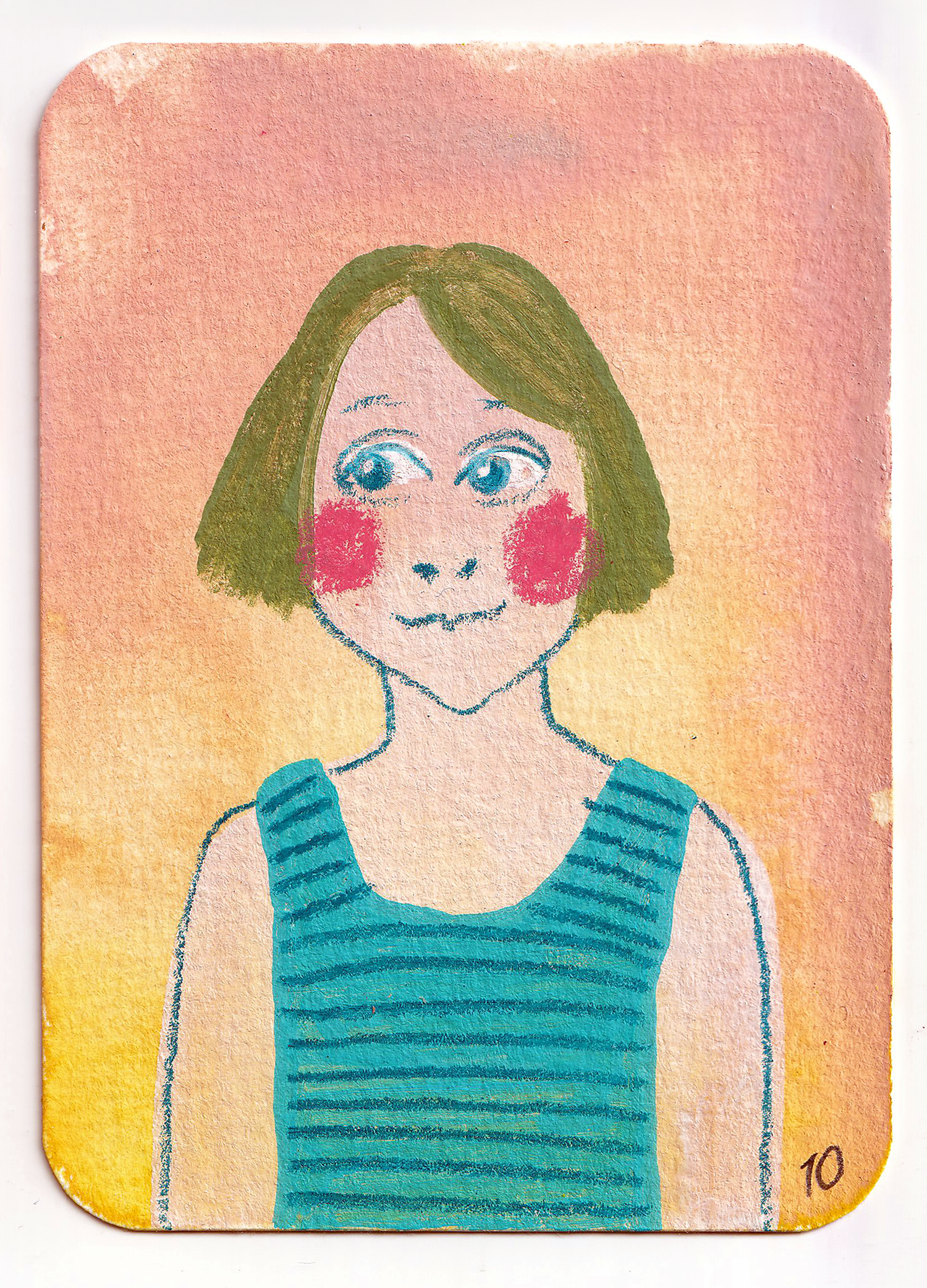 ACEO #015: Big Sister 011 - original trading card