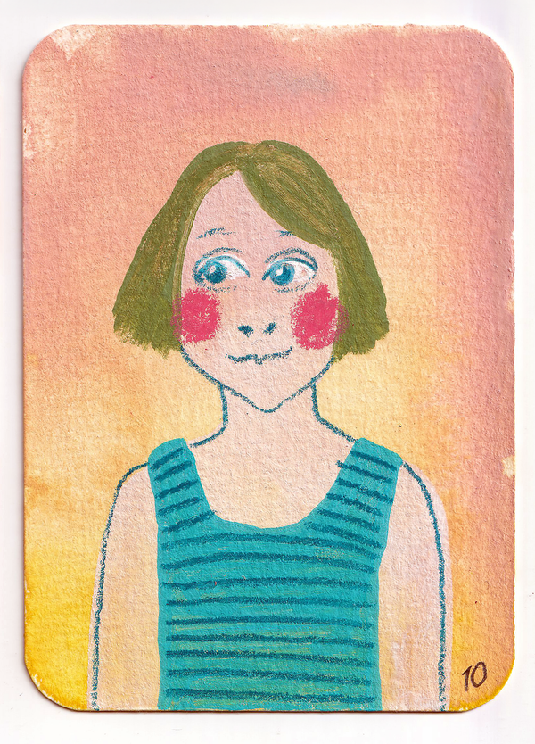 ACEO #015: Big Sister 011 - original trading card
