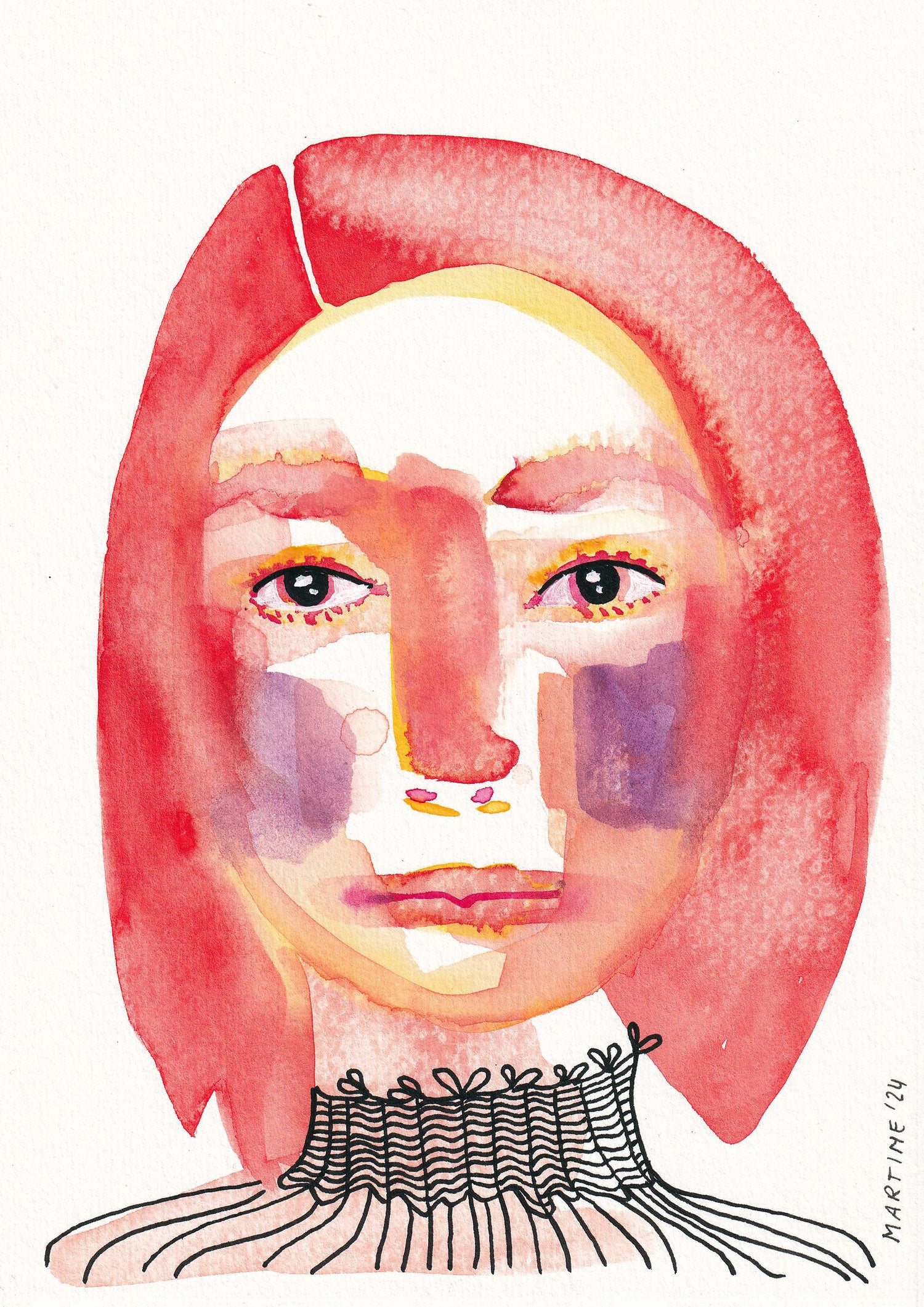 Porträt - Originalkunstwerk A5