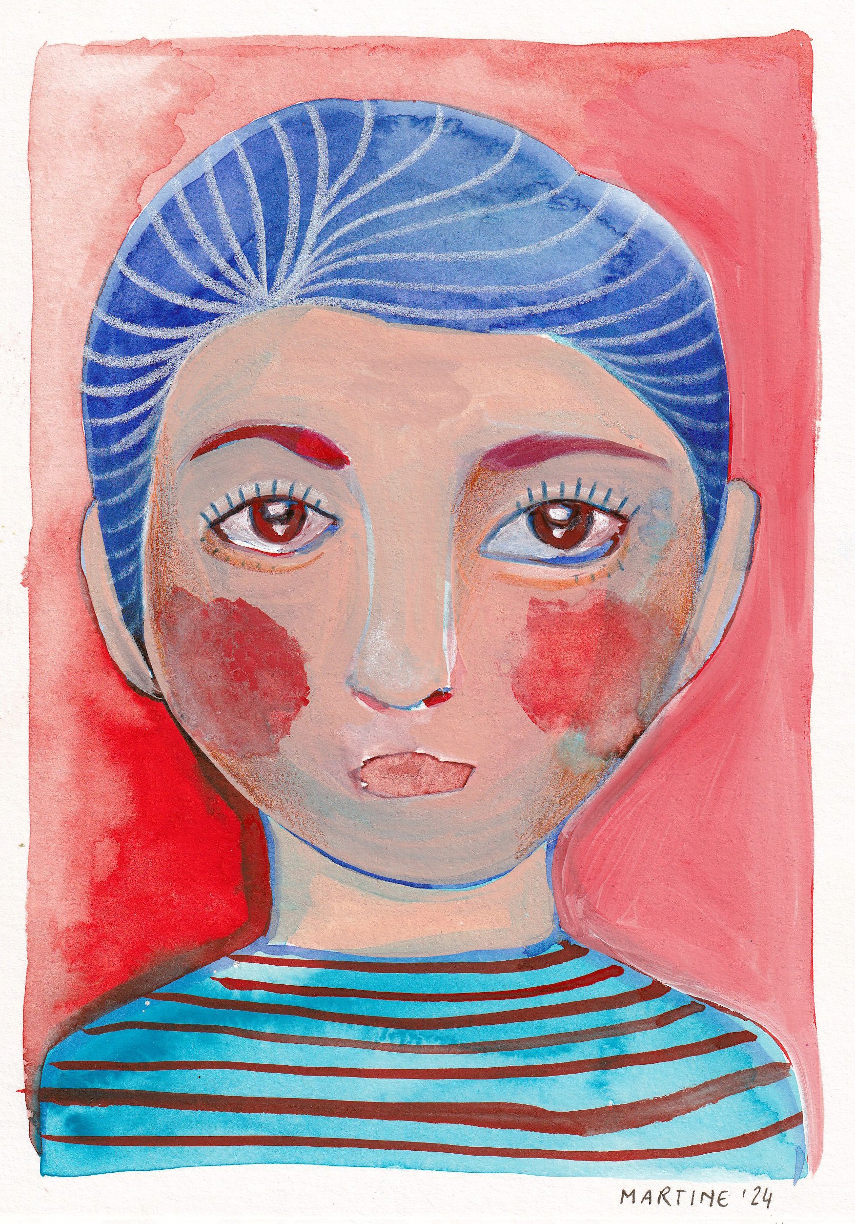 Portrait - original artwork A5