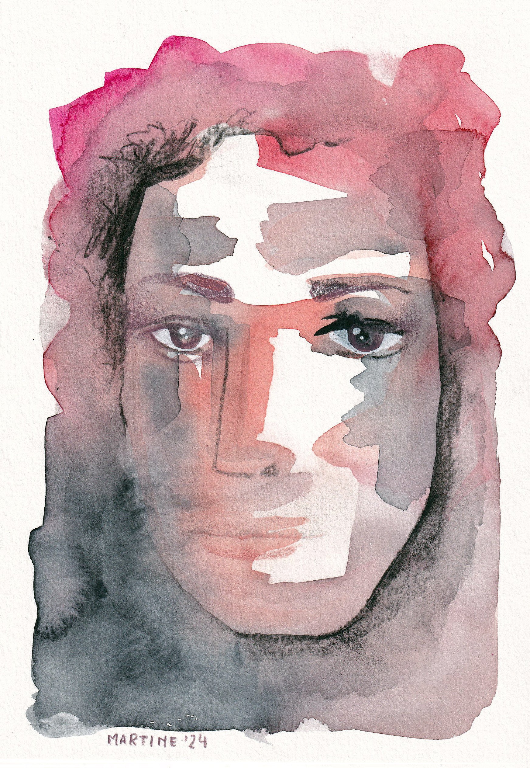 Portrait - original artwork A5