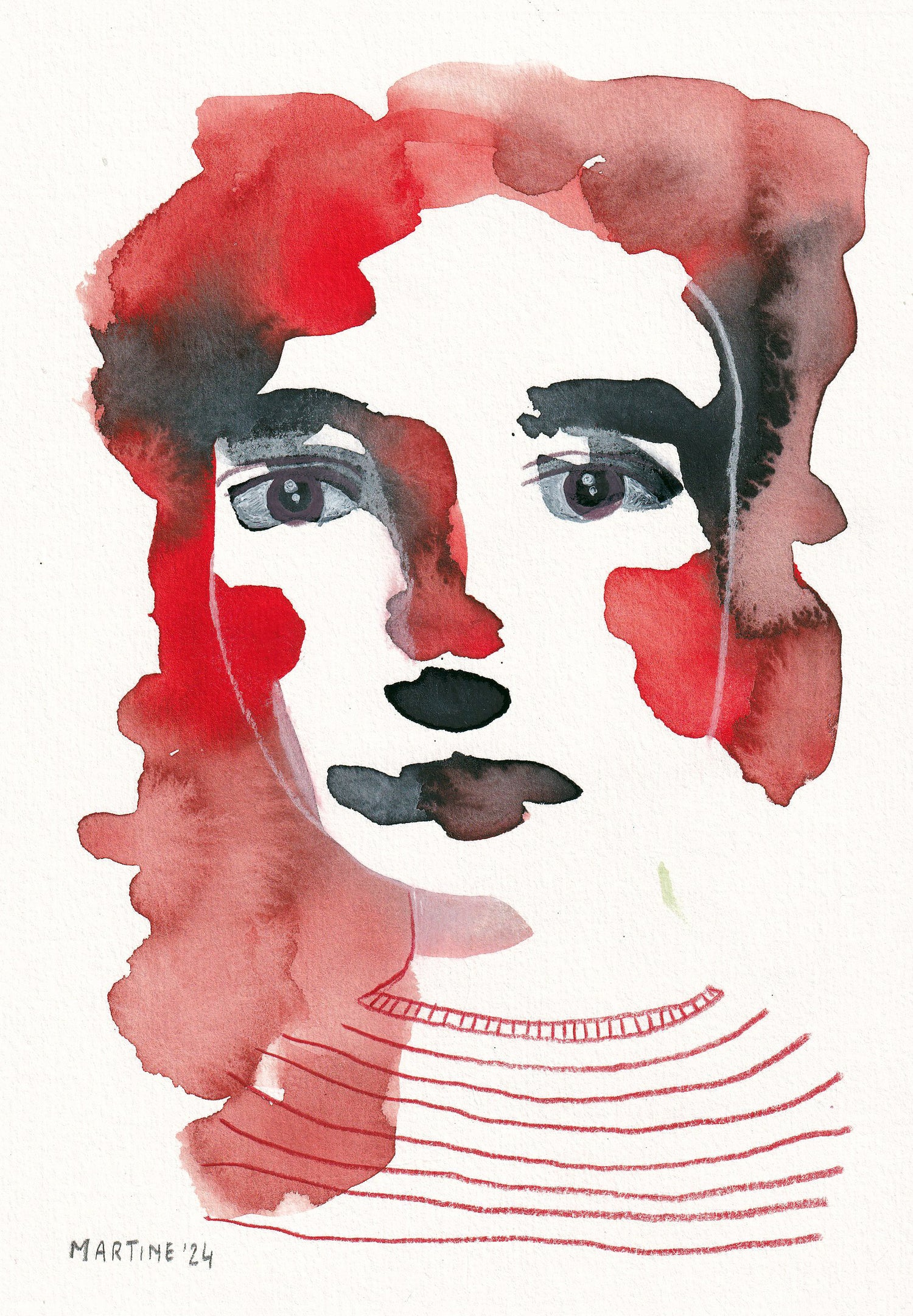 Portrait - Originalkunstwerk A5