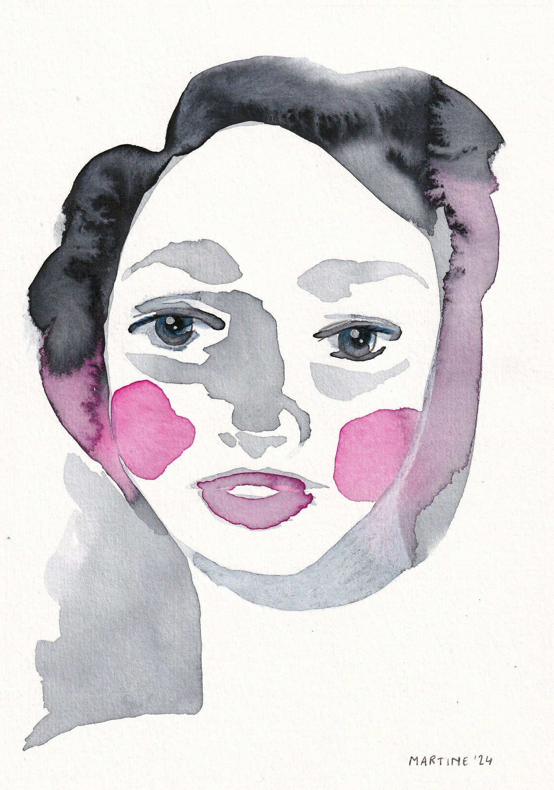 Portrait - original artwork A5