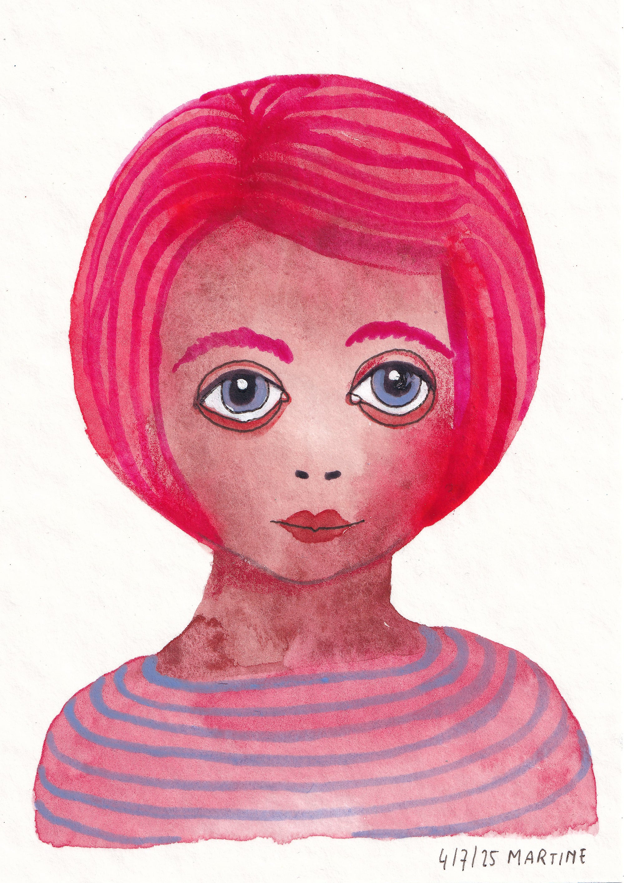 A6 portretje - original artwork