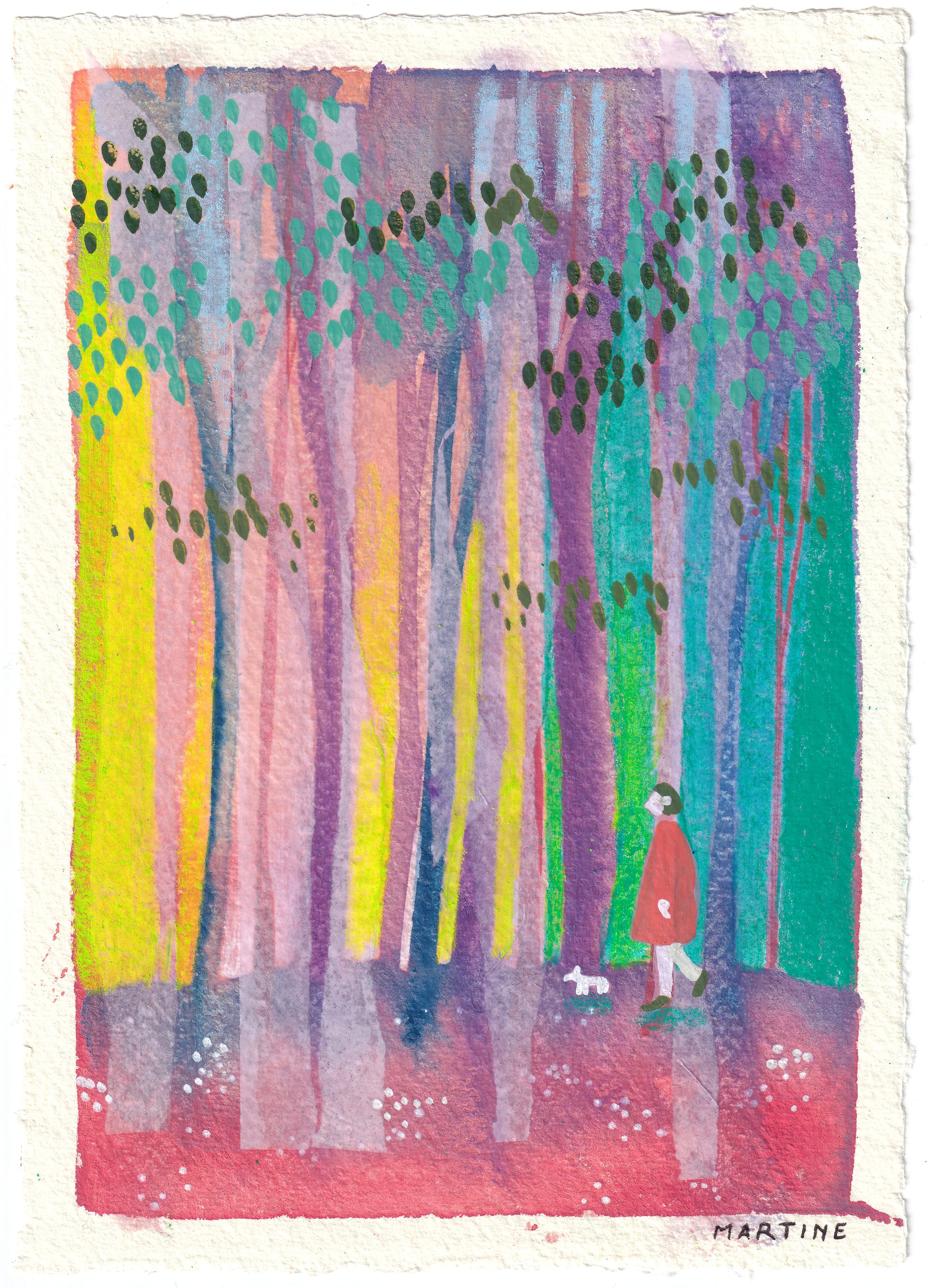 Wandering - original artwork, A5
