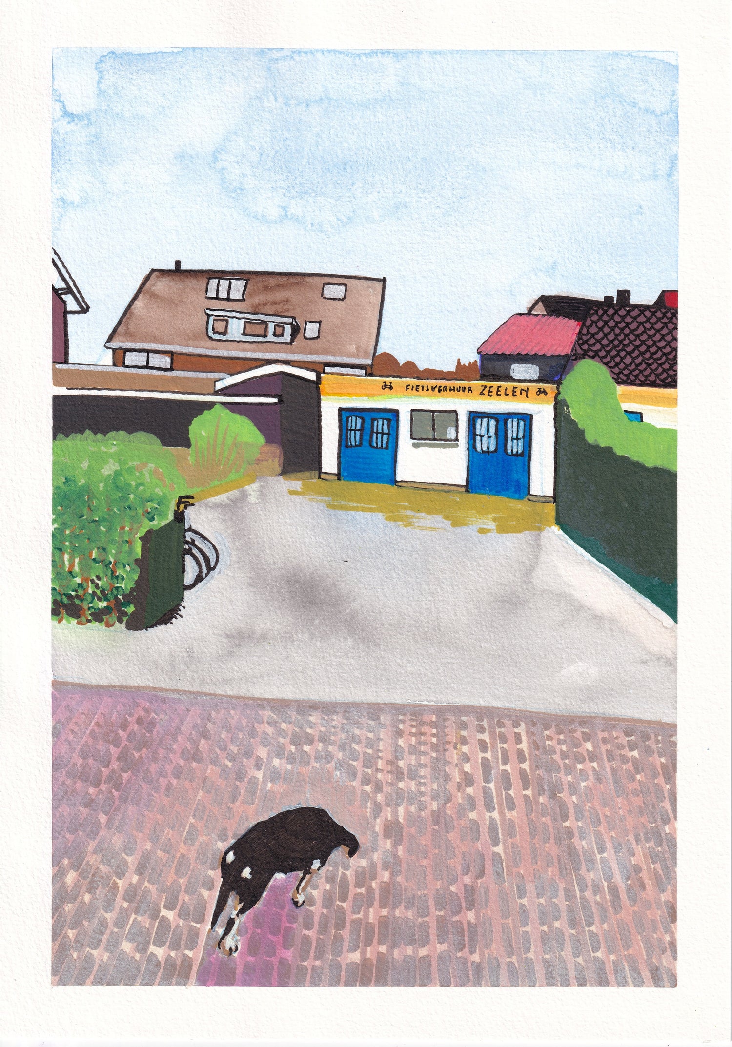 Fietsverhuur Zeelen met Kapitein Muis - Paintcember #015