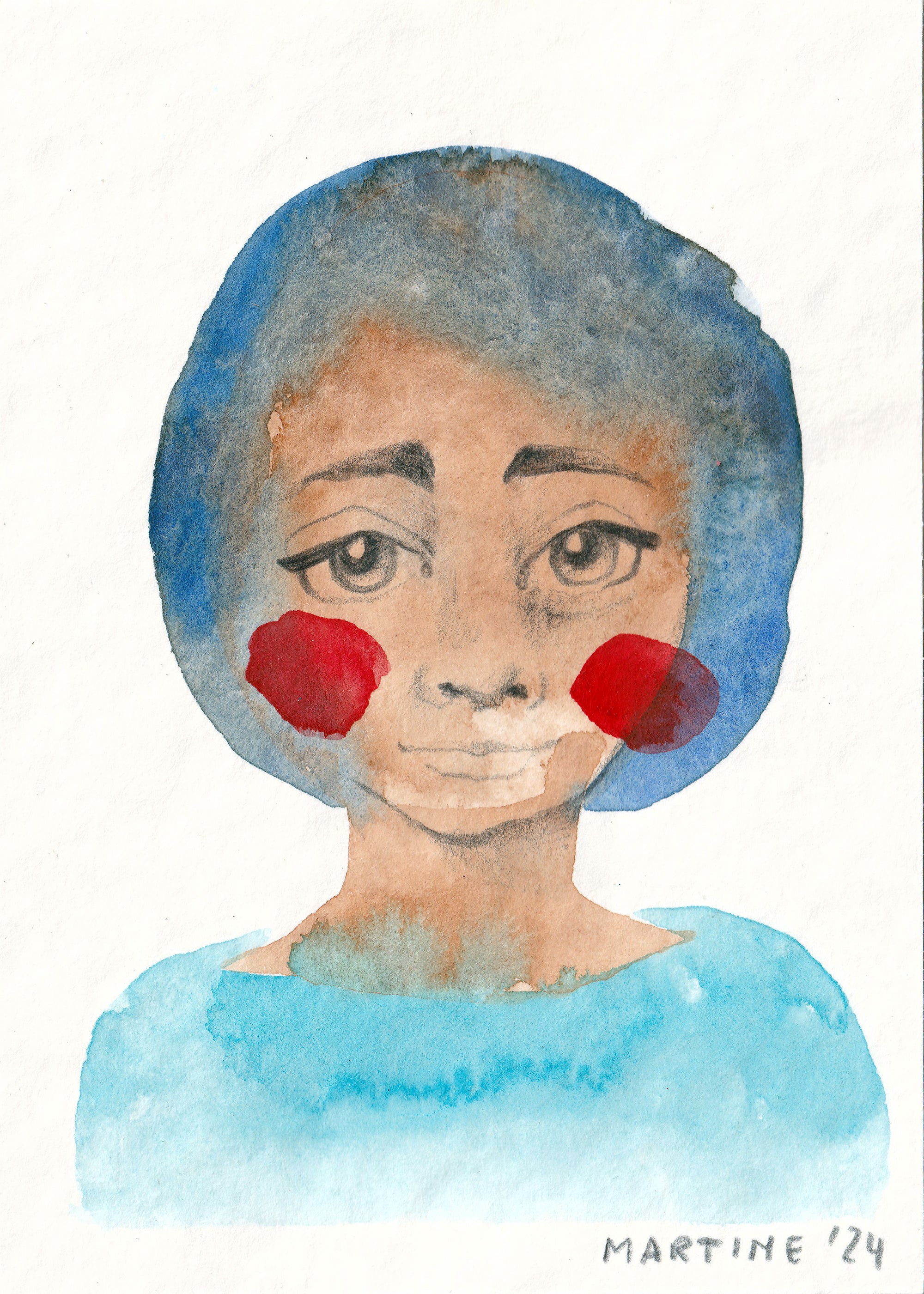 A6 portretje - original artwork