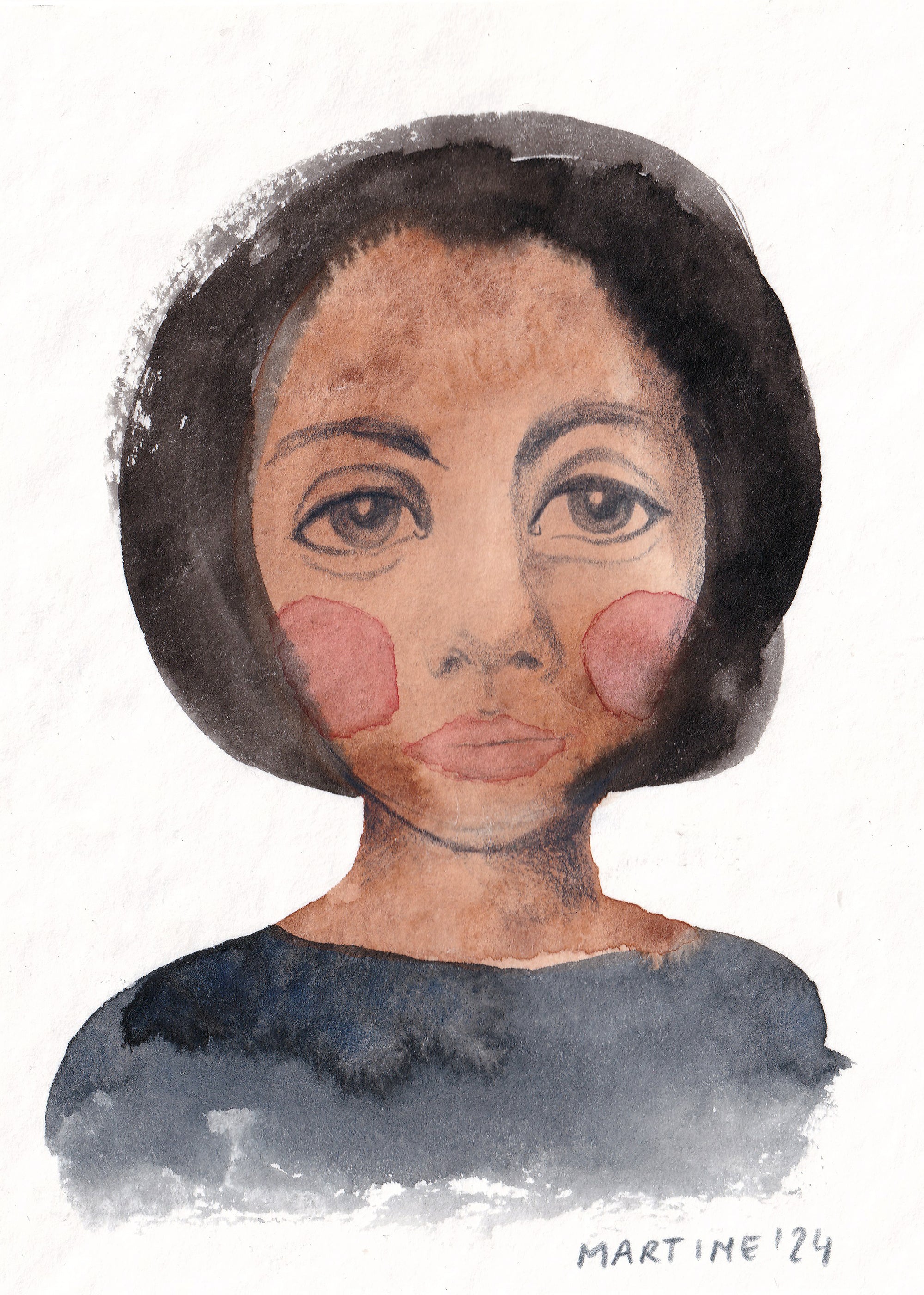 A6 portretje - original artwork