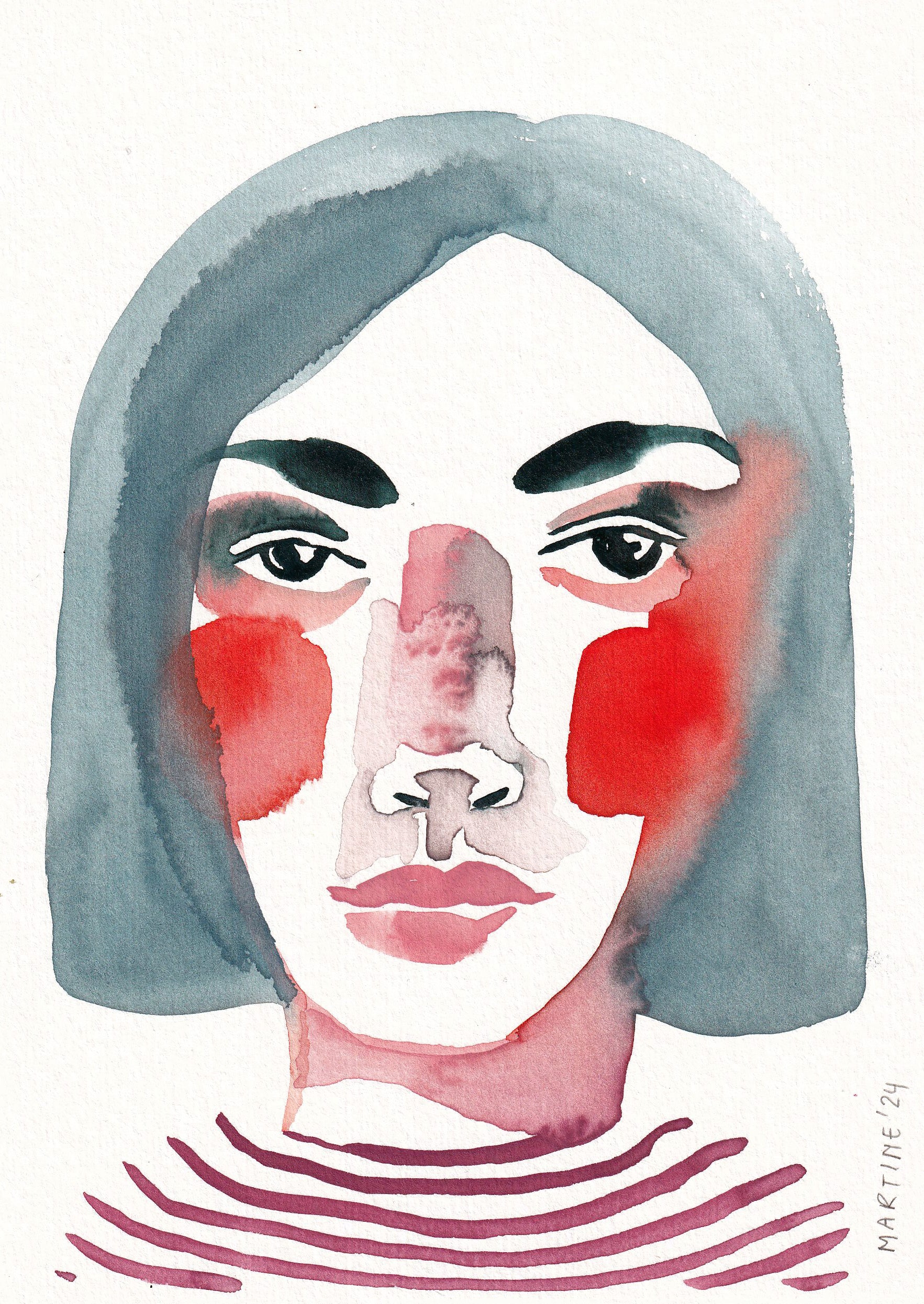 zeegezichten 10/18 (original artwork A5)