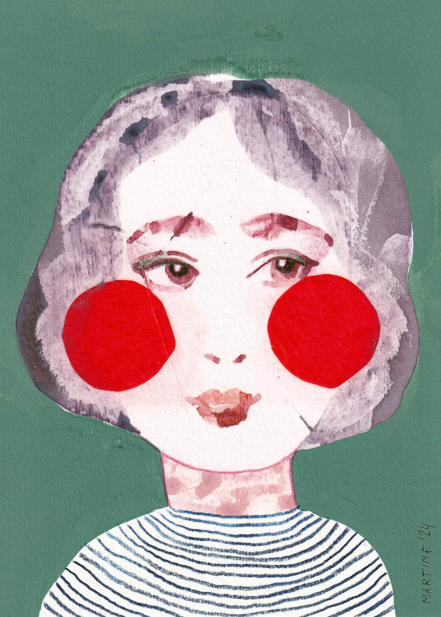 zeegezichten 14/18 (original artwork A5)