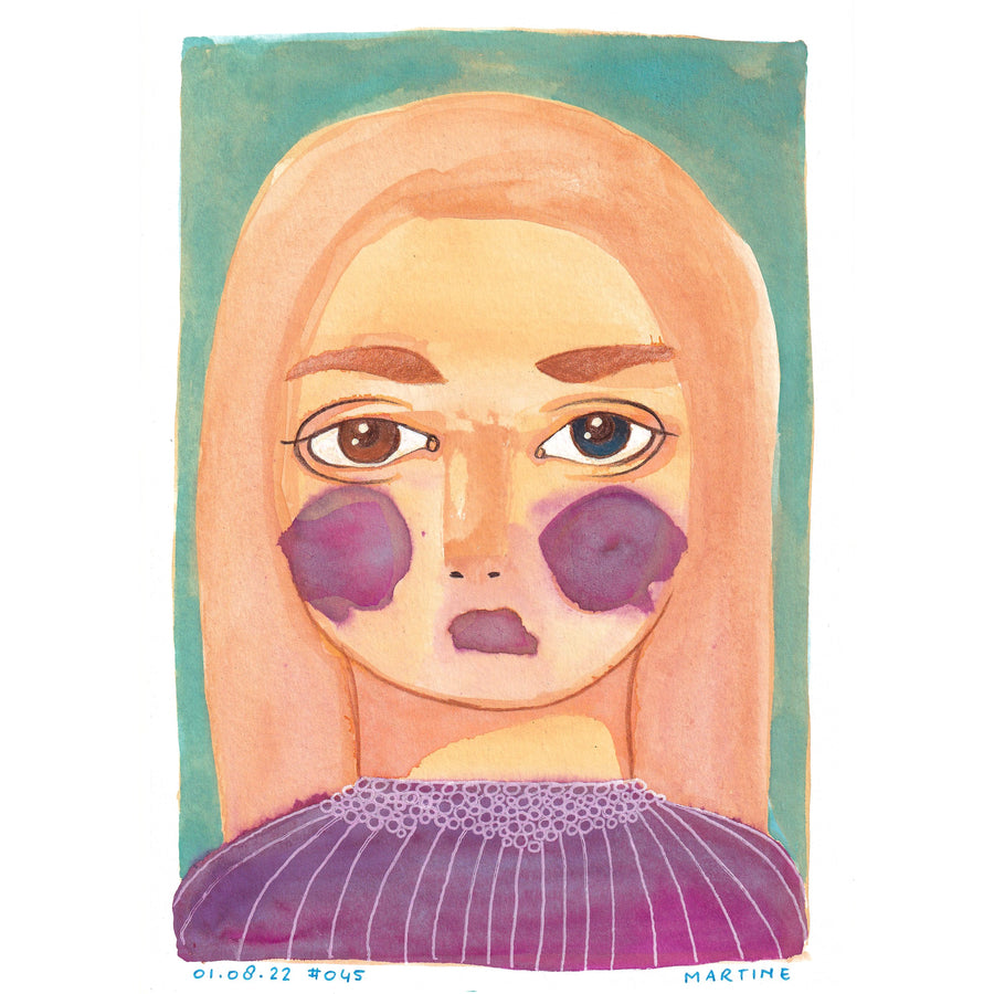 • Portrait #045 - original artwork A5
