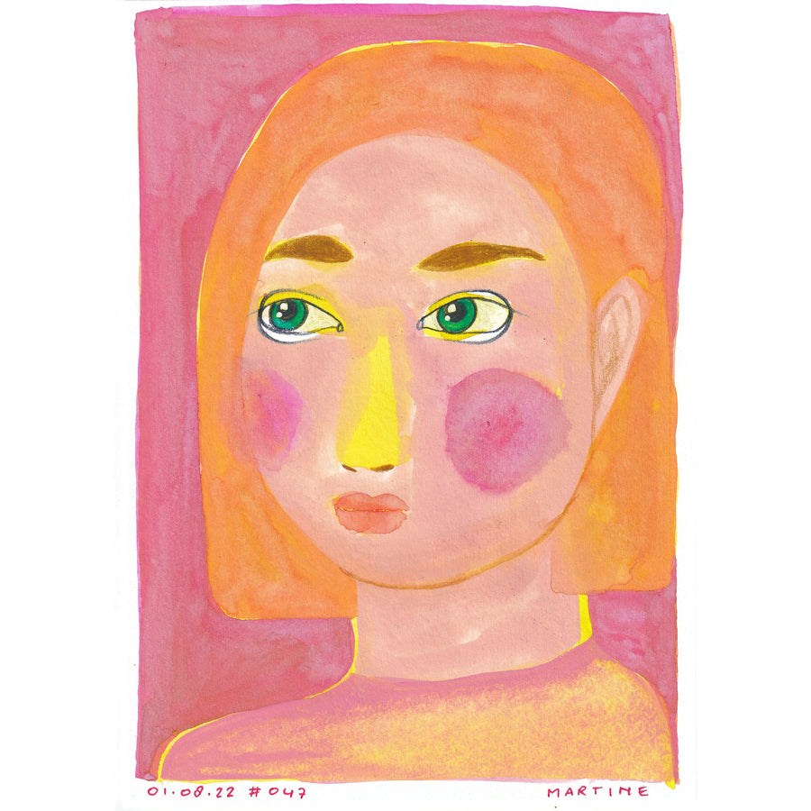 • Portrait #047 - original artwork A5