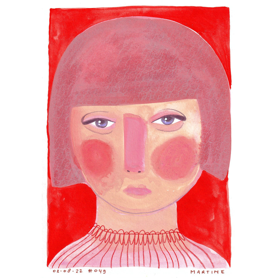 • Portrait #049 - original artwork A5