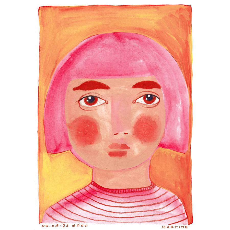 • Portrait #050 - original artwork A5