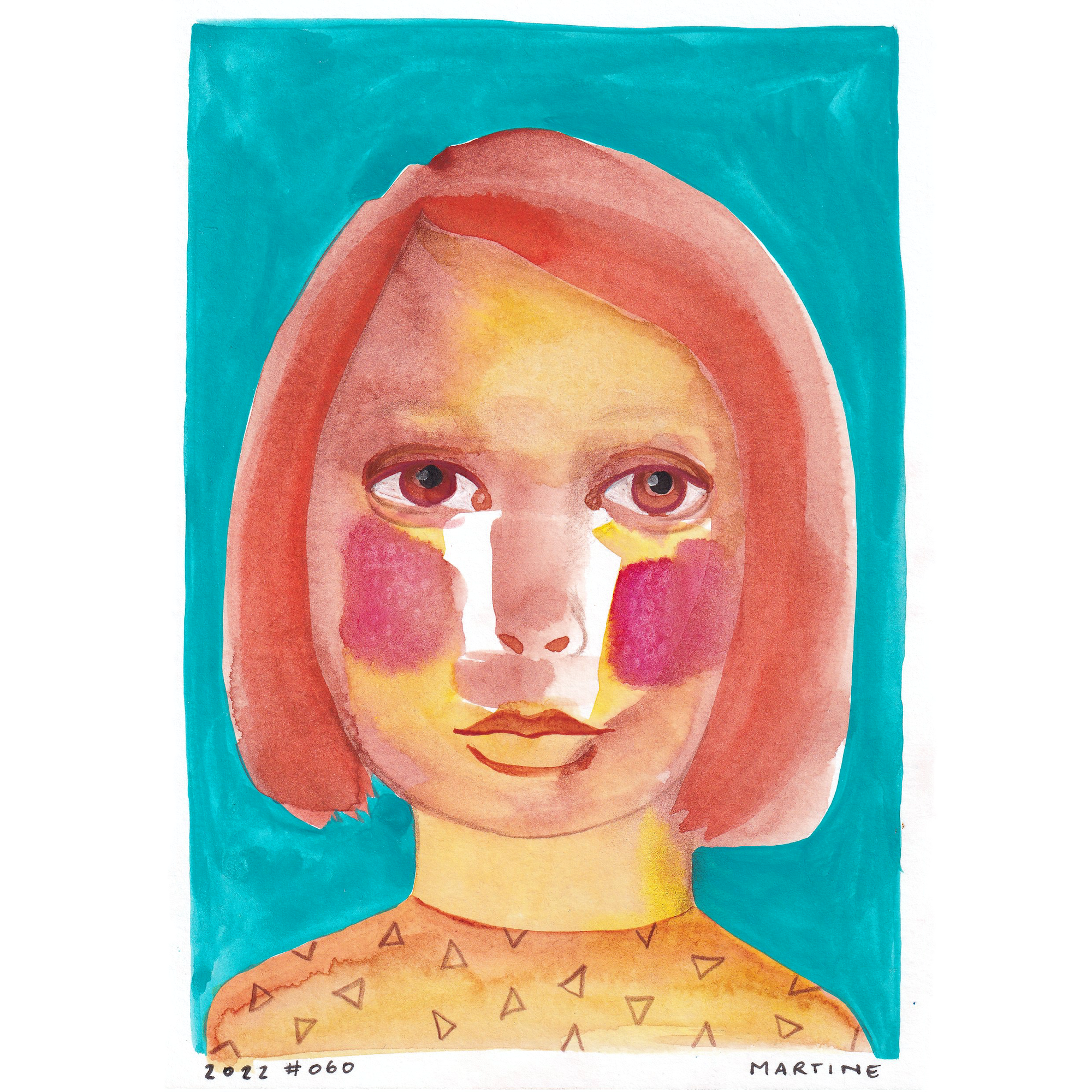 • Portrait #060 - original artwork A5