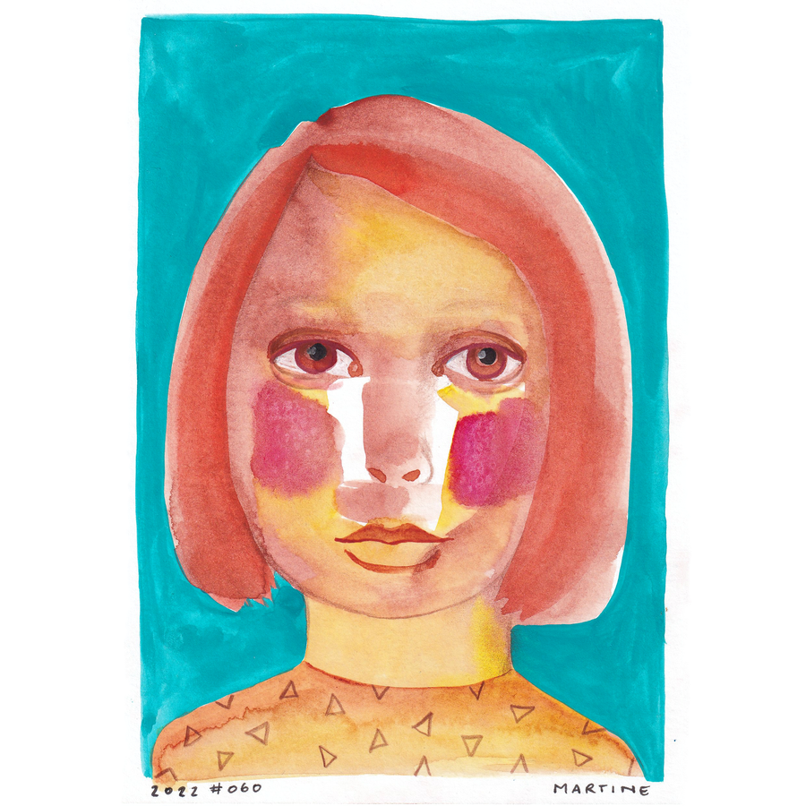• Portrait #060 - original artwork A5