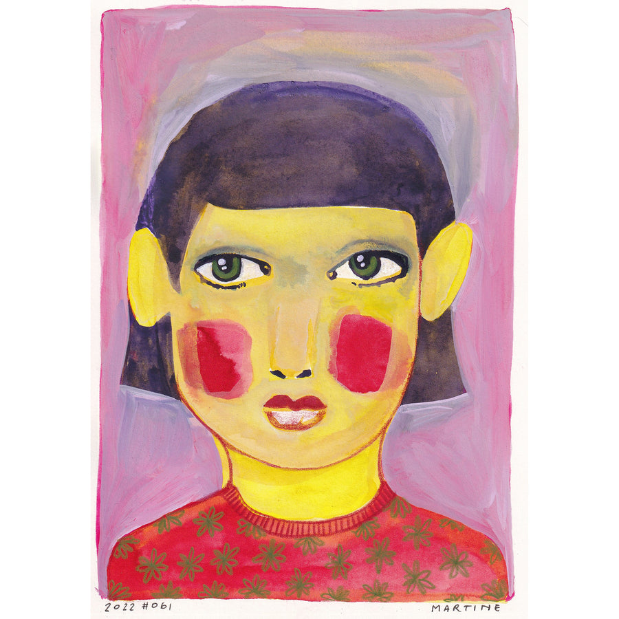 Portrait #061 - original artwork A5