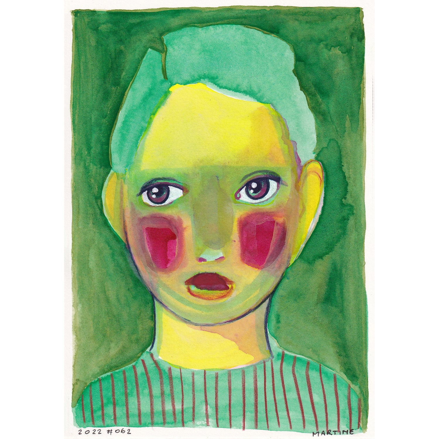 • Portrait #062 - original artwork A5