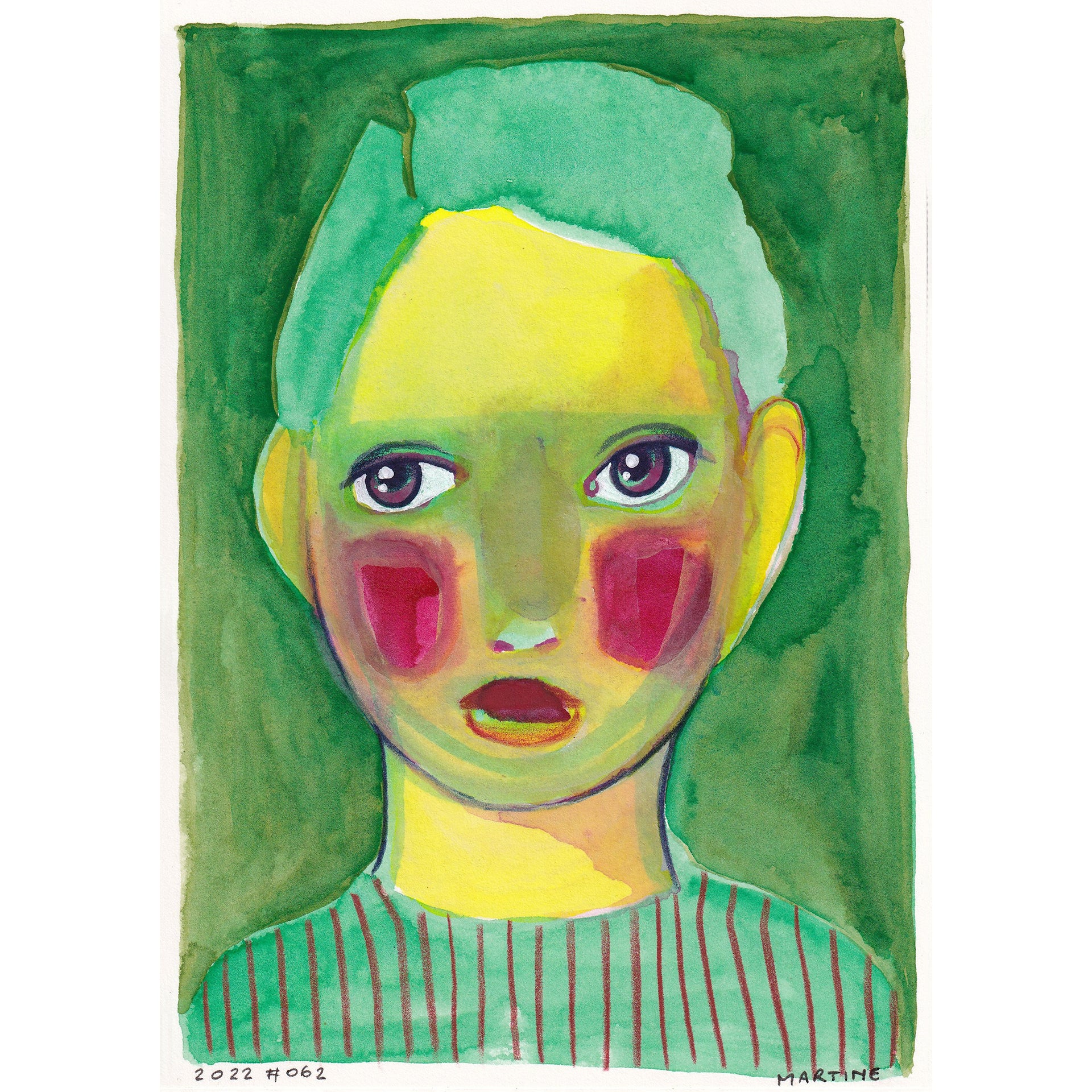 • Portrait #062 - original artwork A5