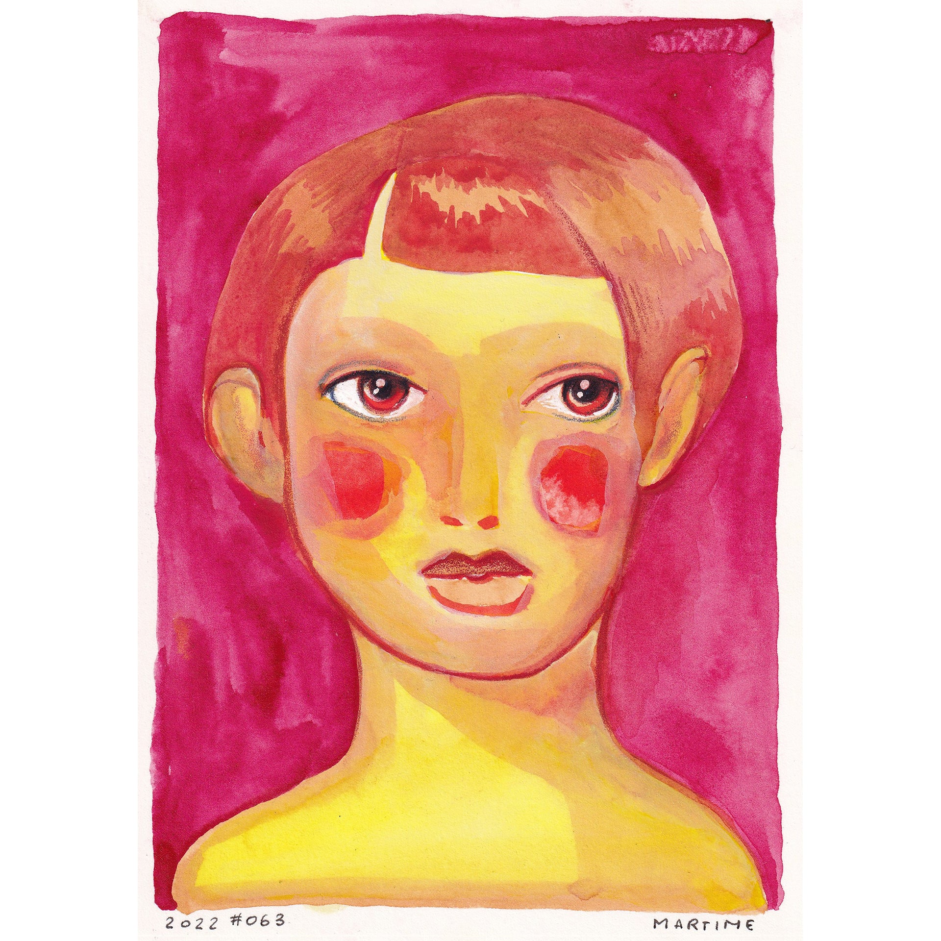 • Portrait #063 - original artwork A5