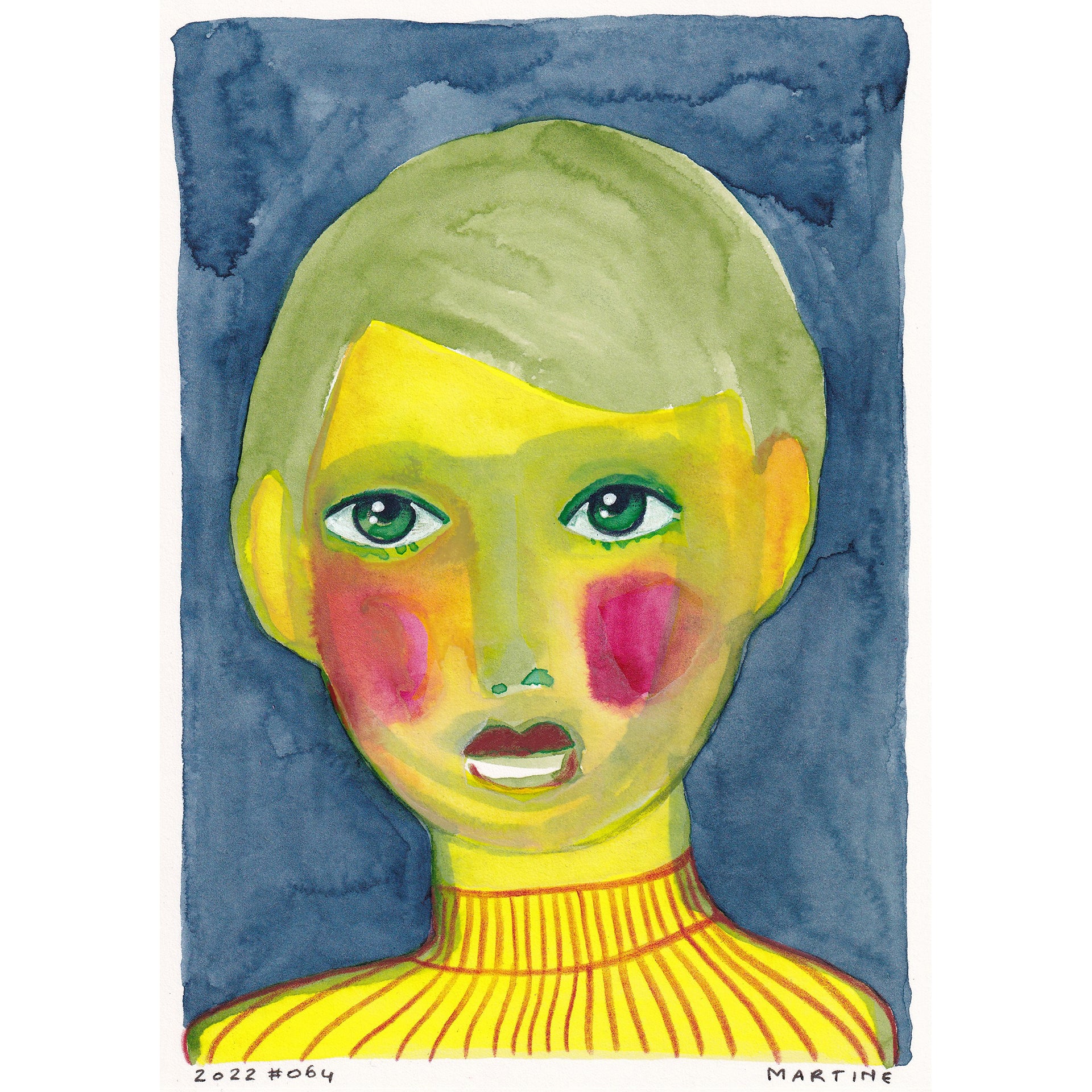 • Portrait #064 - original artwork A5