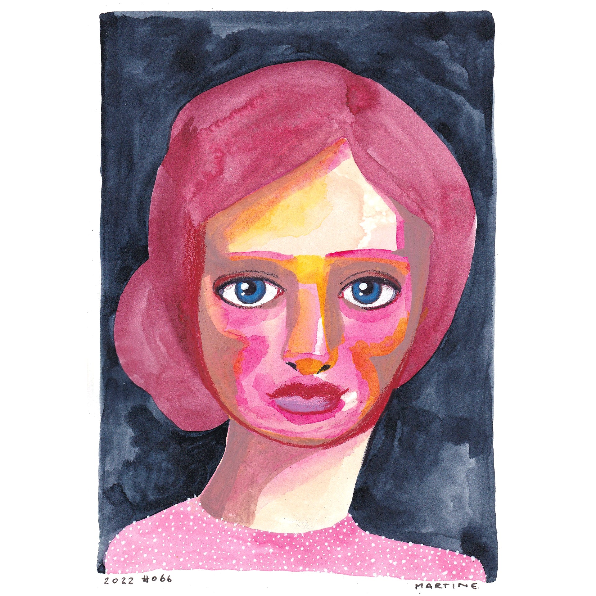 • Portrait #066 - original artwork A5