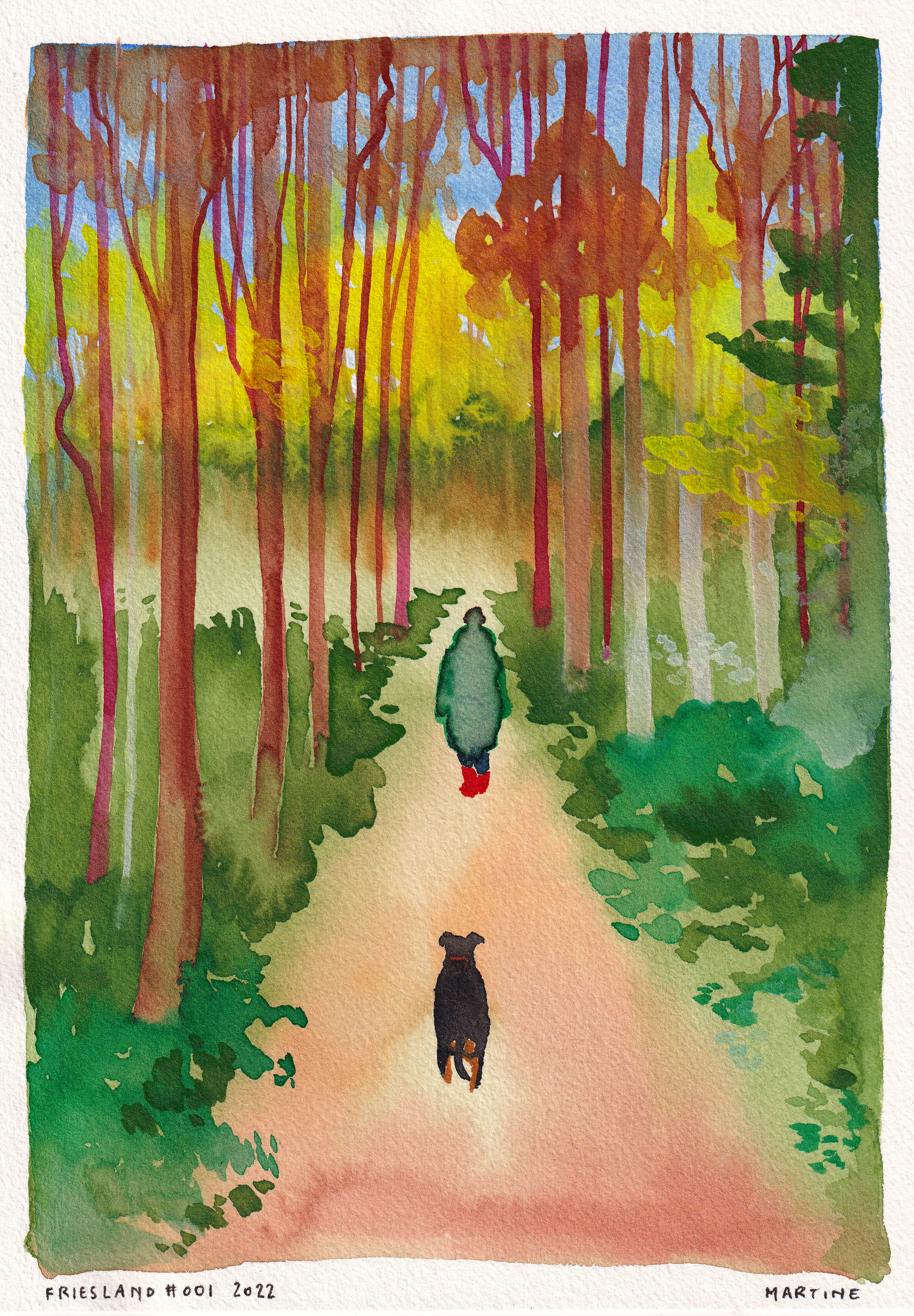 • Friesland #001 - original artwork A4