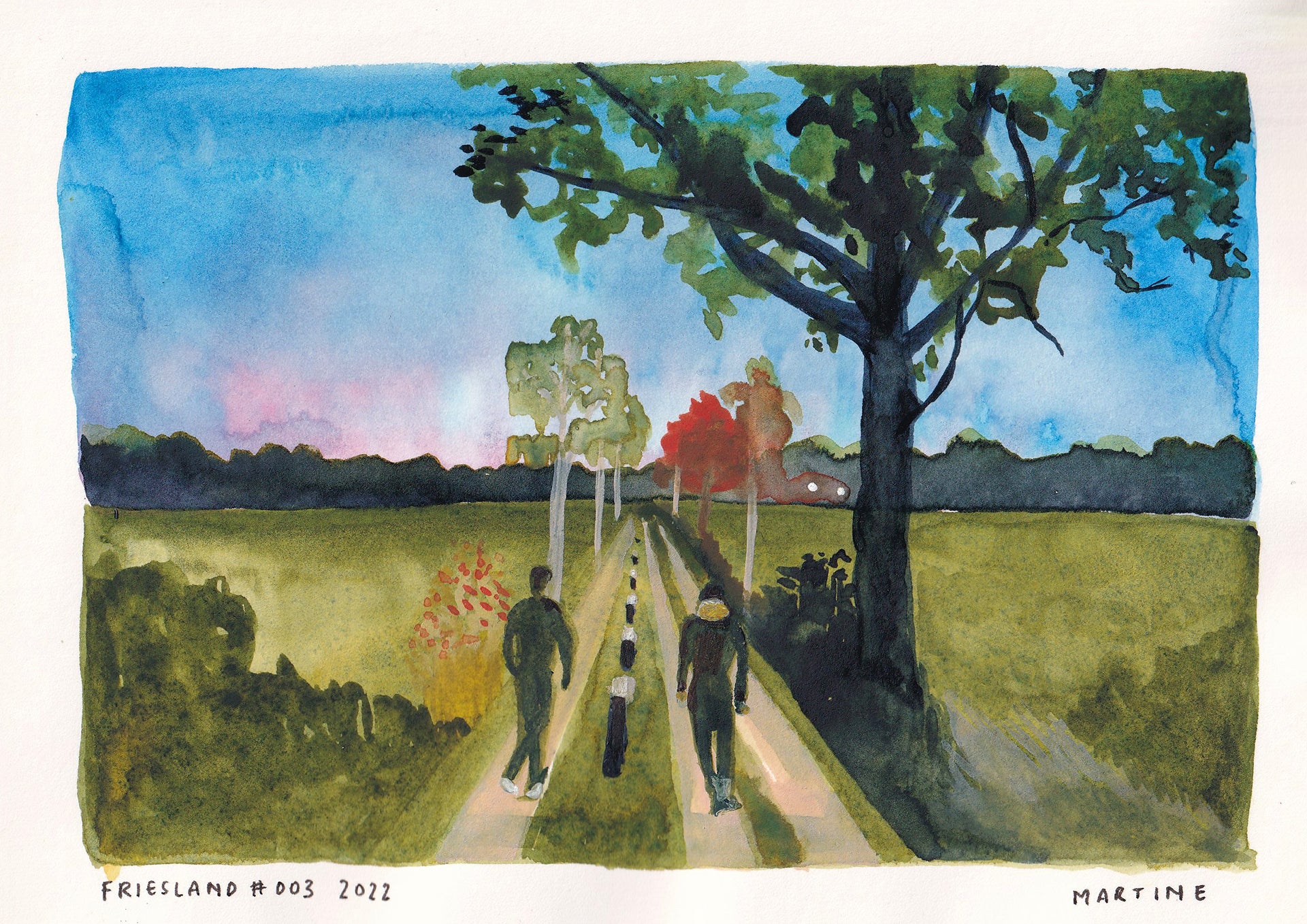 • Friesland #003 - original artwork A5
