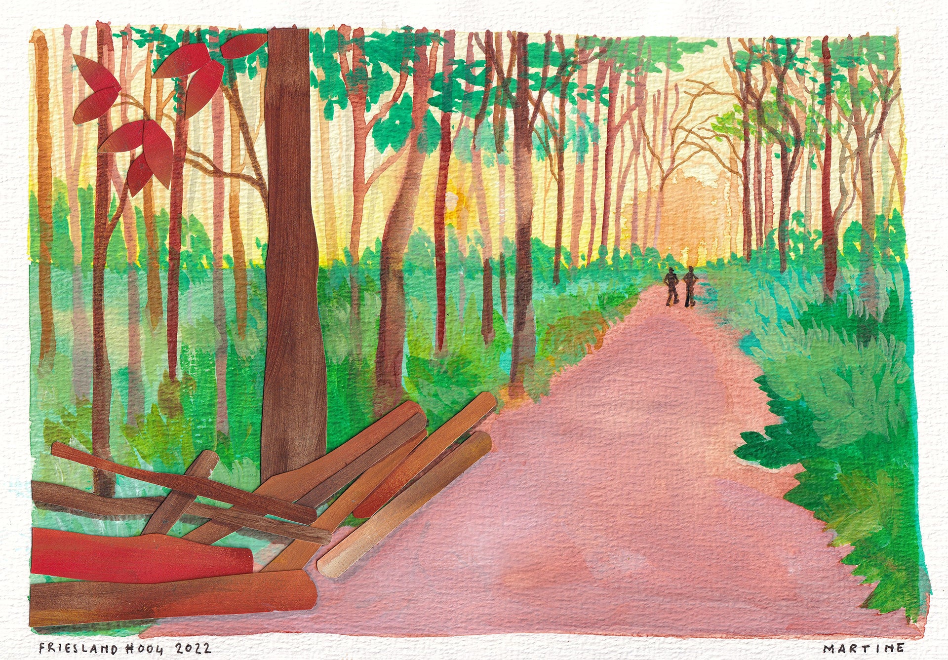 • Friesland #004 - original artwork A4