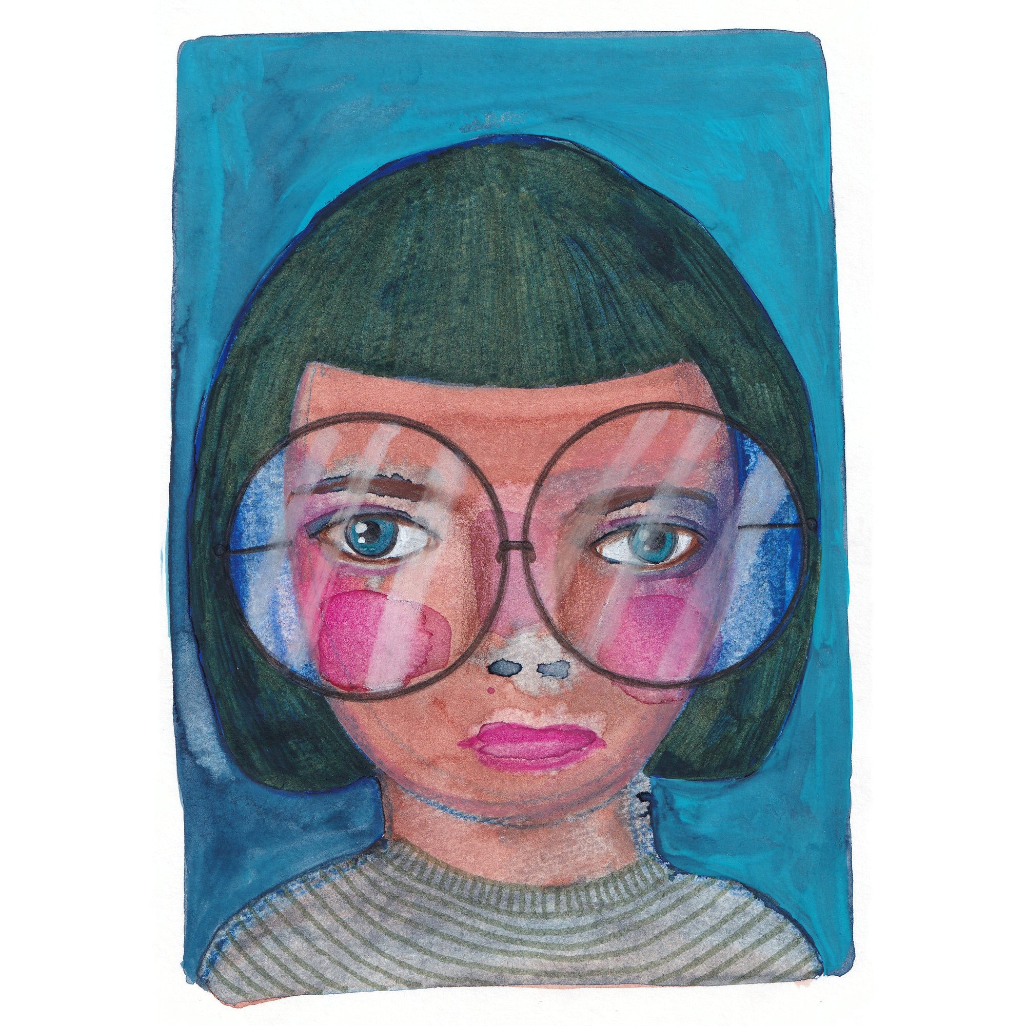 • Portrait #055 - original artwork A5
